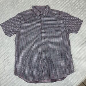 Robert Graham Men's XL Short Sleeve Button Knowledge Wisdom Truth Spring Summer